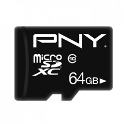 PNY P-SDU64G10PPL-GE 64GB Κάρτα μνήμης microSDXC