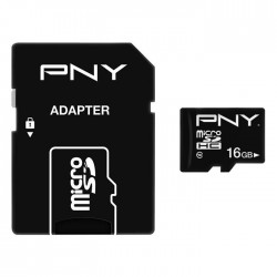 PNY P-SDU16G10PPL-GE 16GB Κάρτα μνήμης microSDHC