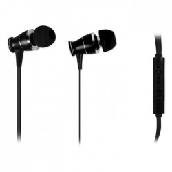 NOD L2M BLACK Mεταλλικά ακουστικά με μικρόφωνο,σύνδεση 3,5mm