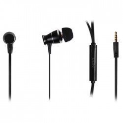 NOD L2M BLACK Mεταλλικά ακουστικά με μικρόφωνο,σύνδεση 3,5mm