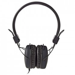 NEDIS HPWD1100BK On-ear ακουστικά με καλώδιο 1.20m,σε μαύρο χρώμ
