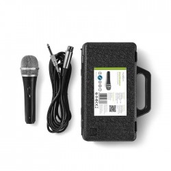 NEDIS MPWD50CBK Δυναμικό μικρόφωνο,με καλώδιο 5m και θήκη
