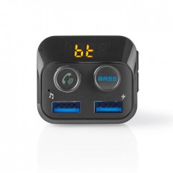 NEDIS CATR120BK Bluetooth αναμεταδότης FM, hands free,φορτιστής