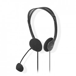 NEDIS CHST100BK Μικροφωνο/ακουστικά  headset με σύνδεση 2x3,5mm