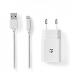 NEDIS WCHAL242AWT Φορτιστής USB 2.4A για iPhone,iPad,iPod