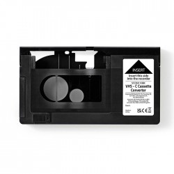 NEDIS VCON110BK Αντάπτορας για κασέτες βιντεοκάμερας VHS-C σε VHS κασέτα βίντεο