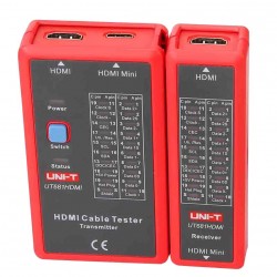 UT-681HDMI UNI-T Έλεγχος καλωδιώσεων HDMI και mini HDMI